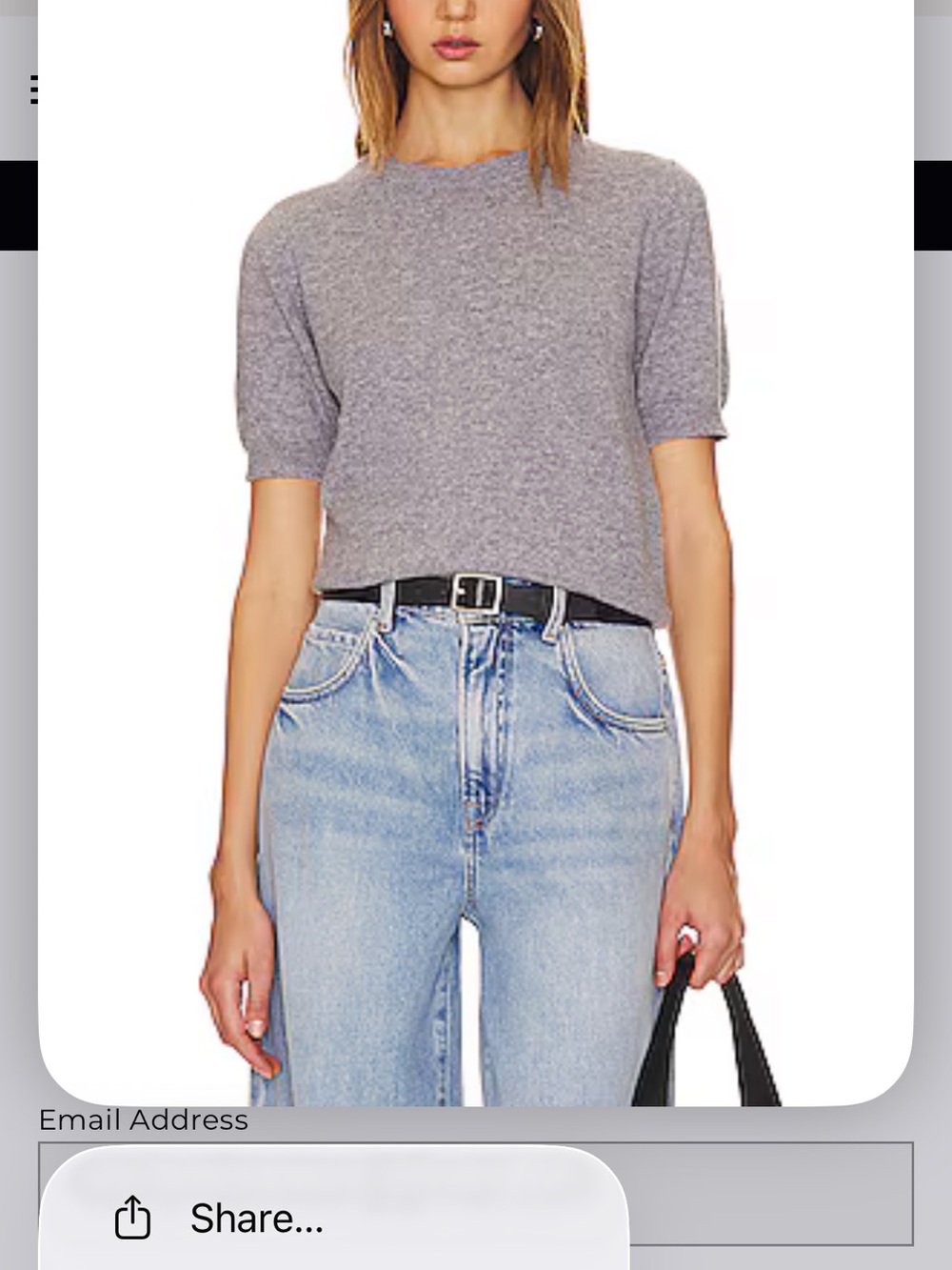 RUE SOPHIE Adele Short Sleeve Sweater in Heater Grey
Color: Heater Grey